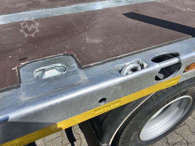 Anhänger mit offener Pritsche Möslein T 2 Plato 7,60 m  2 Achs Jumbo- Plato- Anhänger Mega