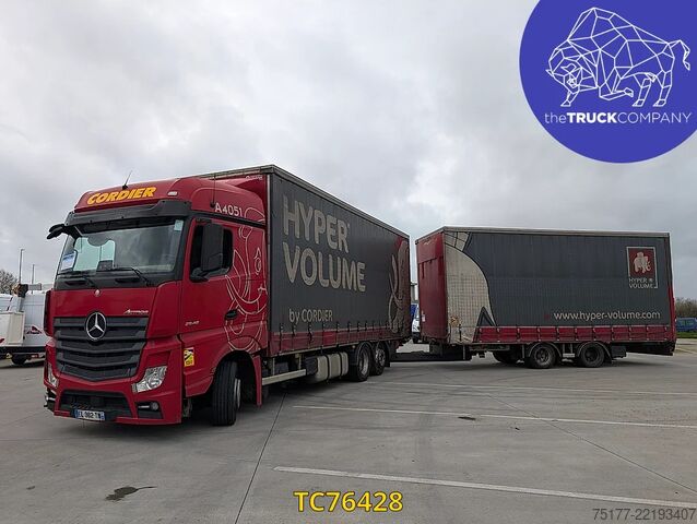 Sliding tarpaulin Mercedes-Benz Actros 2548