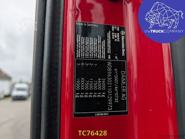 Sliding tarpaulin Mercedes-Benz Actros 2548