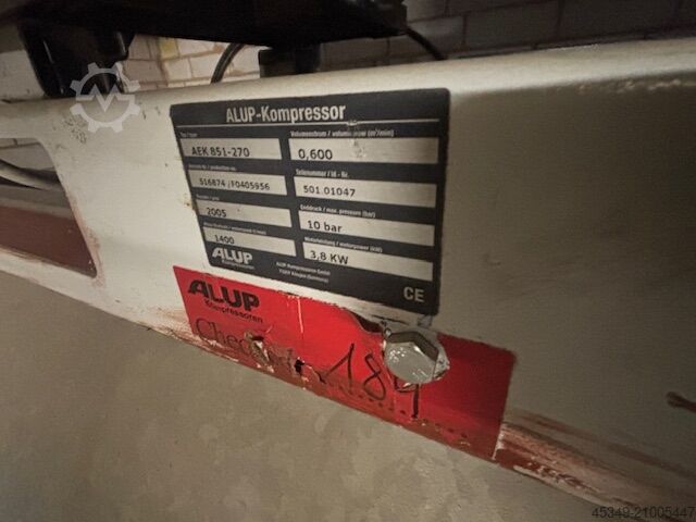 Doppelkolbenkompressor ALUP AEK 851-270
