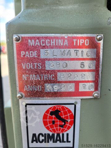 Slot boring machine Pade 3L MATIC