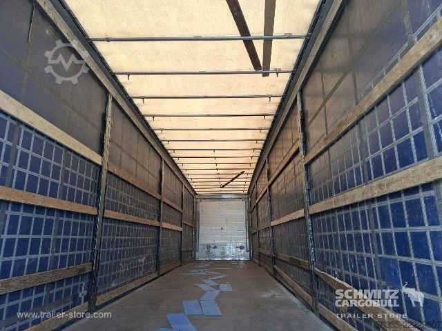 Open semitrailer with tarp Schmitz Cargobull Curtainsider Mega