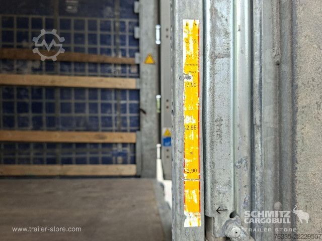 Open semitrailer with tarp Schmitz Cargobull Curtainsider Mega