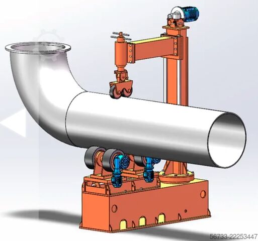 Pipe segment turning device 5 t WEST 920