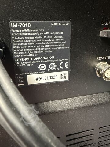 Messsystem Keyence IM 7010
