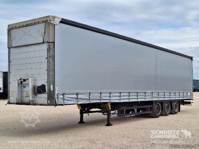 Auflieger mit Pritsche & Plane Schmitz Cargobull Curtainsider Mega