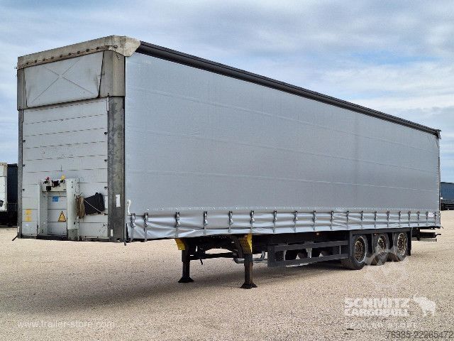 Auflieger mit Pritsche & Plane Schmitz Cargobull Curtainsider Mega