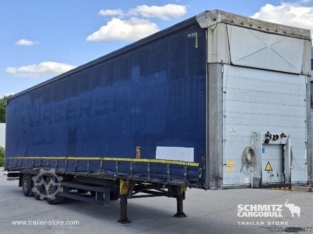 Auflieger mit Pritsche & Plane Schmitz Cargobull Curtainsider Mega