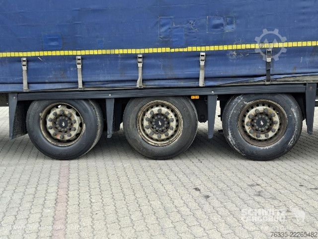 Auflieger mit Pritsche & Plane Schmitz Cargobull Curtainsider Mega