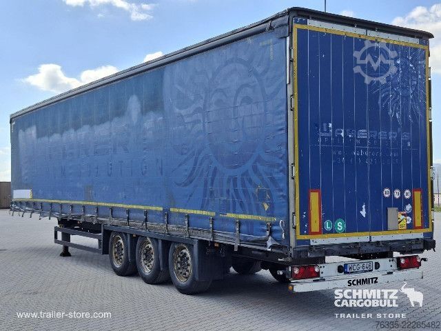 Auflieger mit Pritsche & Plane Schmitz Cargobull Curtainsider Mega