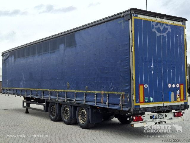 Auflieger mit Pritsche & Plane Schmitz Cargobull Curtainsider Mega