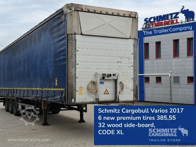 Auflieger mit Pritsche & Plane Schmitz Cargobull Curtainsider Mega