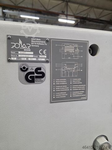 Papierschneidemaschine Polar 92 XT