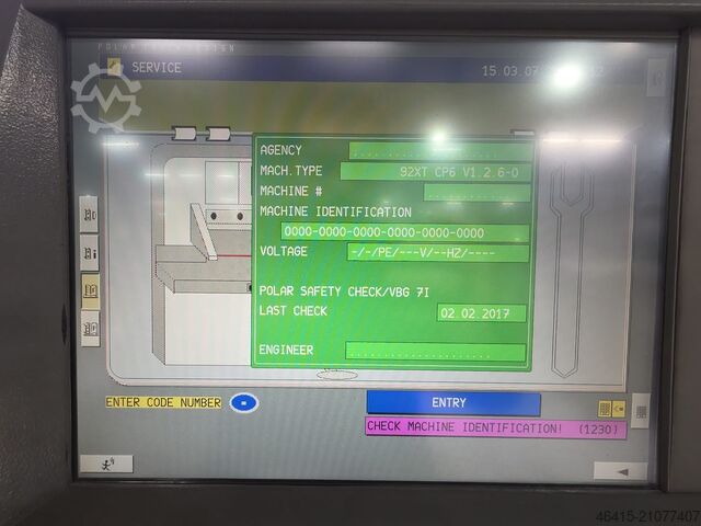 Papierschneidemaschine Polar 92 XT