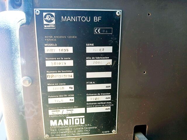Teleskoplader MANITOU MRT 1635