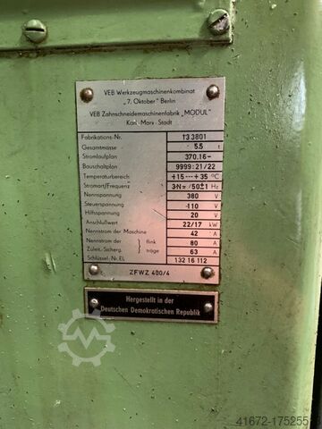 Zahnrad-Abwälzfräsmaschine - vertikal MODUL ZFWZ 250/5