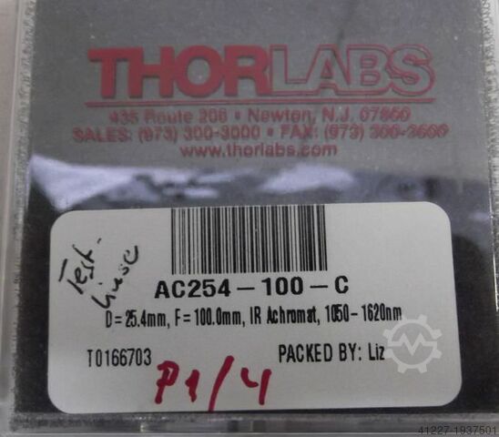 Linse 6 Stück THORLABS AC254-100-C