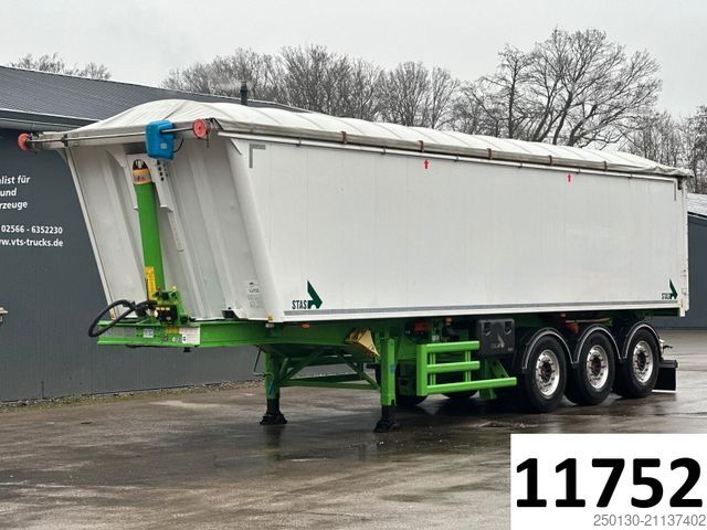 Auflieger mit Walkingfloor STAS S300CX 53m³/ALU/Lift- & Lenk/OptiLevel/CRAMARO