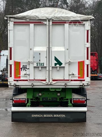 Auflieger mit Walkingfloor STAS S300CX 53m³/ALU/Lift- & Lenk/OptiLevel/CRAMARO