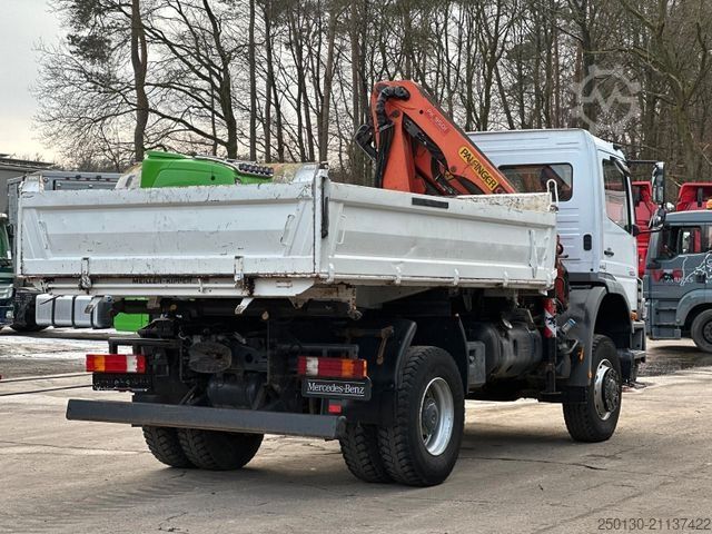 Dreiseitenkipper LKW MERCEDES-BENZ Axor 1824 4x4 EU5 DSK, Palfinger PK9501 LK 6m³