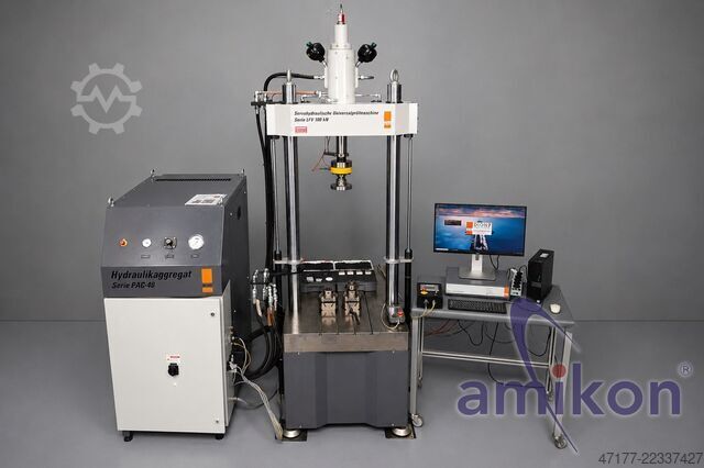 PCS8000 PAC-40, year of manufacture 2019 Walter+Bai Universalprüfmaschine LFV100-HH 100kN