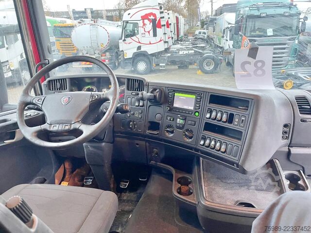 Chassis with cab Scania R580 V8 6x4, RETARDER, 614915 km FULL SPRING!  ...