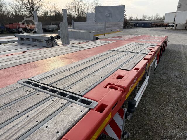 Low loader semitrailer Kässbohrer LB3E  3 Achs Mega Satteltieflader, Jumbo, Wenig Benutzt