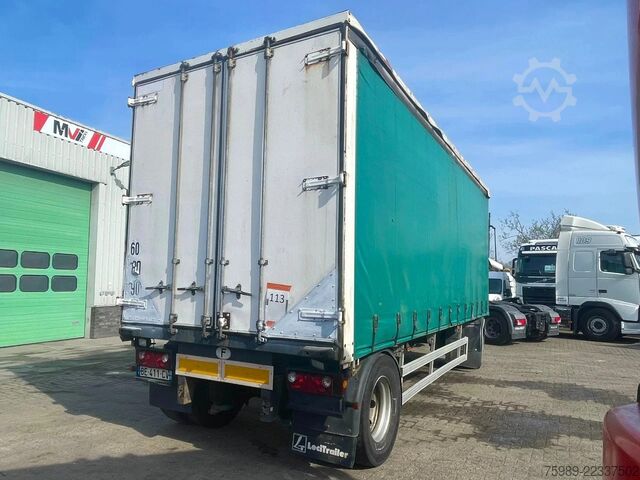 Sliding tarpaulins Leciñena air susrpansion,  double axels