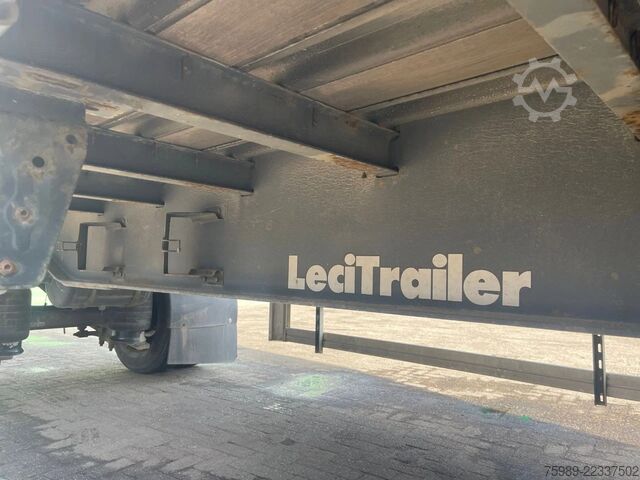 Sliding tarpaulins Leciñena air susrpansion,  double axels