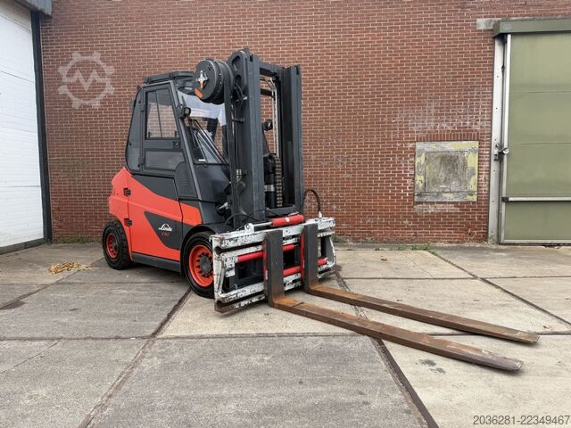 Electric 4-wheel forklift Linde E60-01