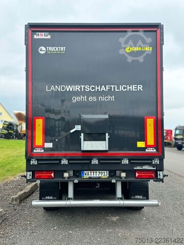 Auflieger mit Walkingfloor  H&W AGRAR 70 cbm, Zwangslenkung, MIETEN?