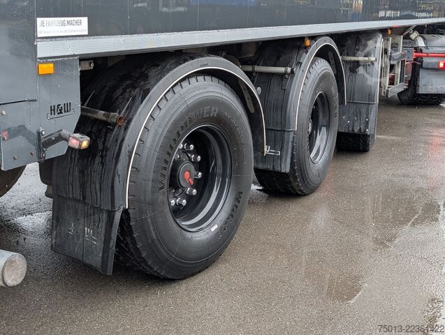 Walking floor semitrailer  H&W AGRAR 70 cbm, Zwangslenkung, MIETEN?