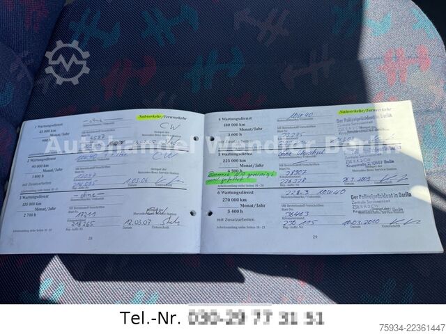 Minibus MERCEDES-BENZ Vario 814D Diff Klima Standh120km/h  restauriert