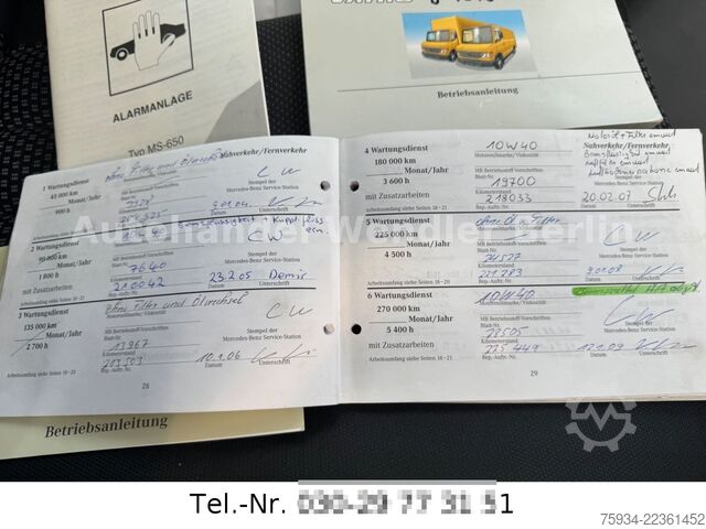 Minibus MERCEDES-BENZ Vario 814D Diff Klima Standh120km/h  restauriert