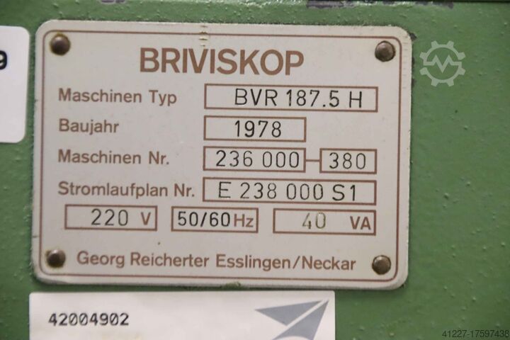 Hardness tester Reicherter Briviskop BVR 187.5 H