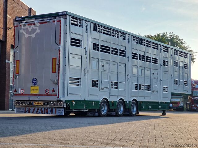 Cattle transport Pezzaioli SBA31 SR - NEW - 3+4 Floor - lift axle - liftin...