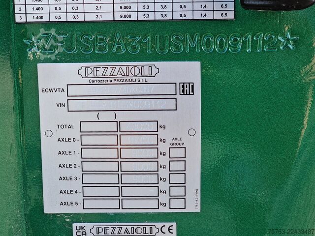 Cattle transport Pezzaioli SBA31 SR - NEW - 3+4 Floor - lift axle - liftin...