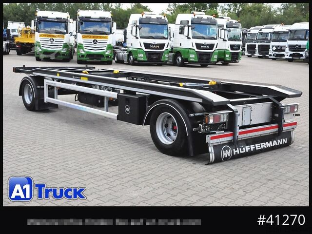 Roll off trailer HUEFFERMANN HAR 20,70, Abrollcontainer, SAF Achse,