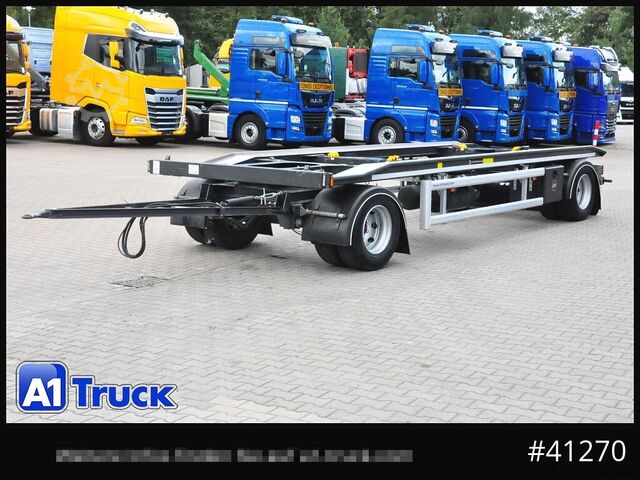 Roll off trailer HUEFFERMANN HAR 20,70, Abrollcontainer, SAF Achse,