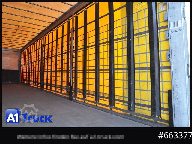 Open semitrailer with tarp SCHMITZ SCS 24, Mega, Varios, verzinkt, VDI 2700, DC 9.5