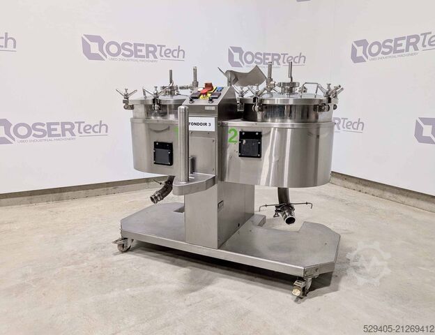 Doppelt druckbeaufschlagter Schmelztank Transvis -