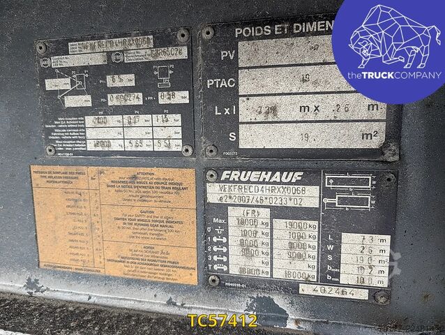 Sliding tarpaulins Fruehauf PLSC