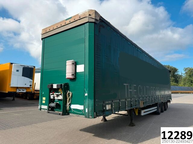 Auflieger mit Pritsche & Plane SCHMITZ CARGOBULL SCB*S3T MegaTrailer Curtainsider Edscha