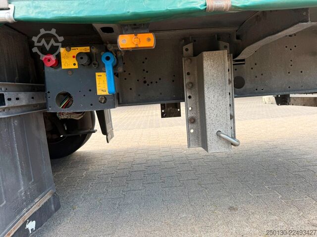 Auflieger mit Pritsche & Plane SCHMITZ CARGOBULL SCB*S3T MegaTrailer Curtainsider Edscha