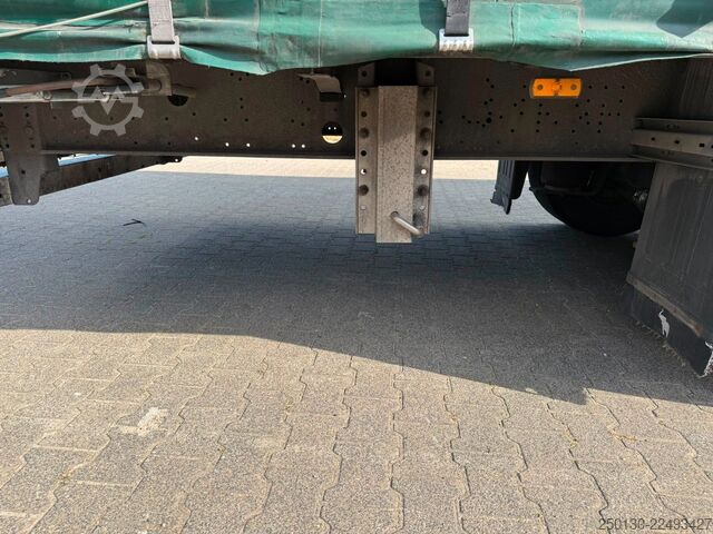 Auflieger mit Pritsche & Plane SCHMITZ CARGOBULL SCB*S3T MegaTrailer Curtainsider Edscha