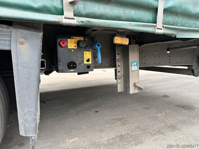 Auflieger mit Pritsche & Plane SCHMITZ CARGOBULL SCB*S3T MegaTrailer Curtainsider Edscha