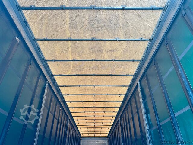 Auflieger mit Pritsche & Plane SCHMITZ CARGOBULL SCB*S3T MegaTrailer Curtainsider Edscha