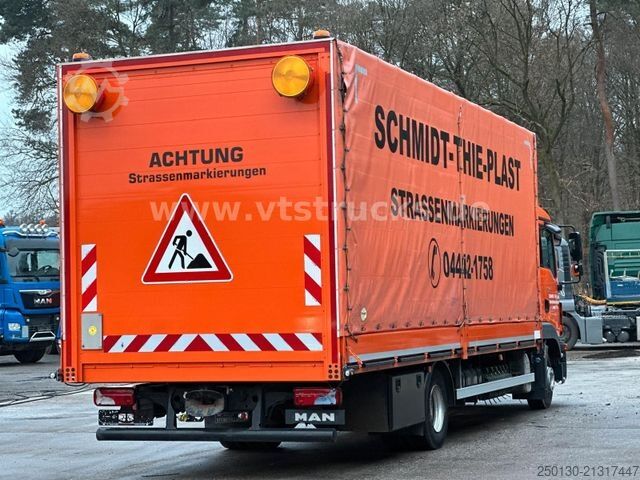 Curtain sider van MAN TGL 10.250 4x2 BL  Stürenberg Plane & Spriegel