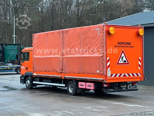 Curtain sider van MAN TGL 10.250 4x2 BL  Stürenberg Plane & Spriegel