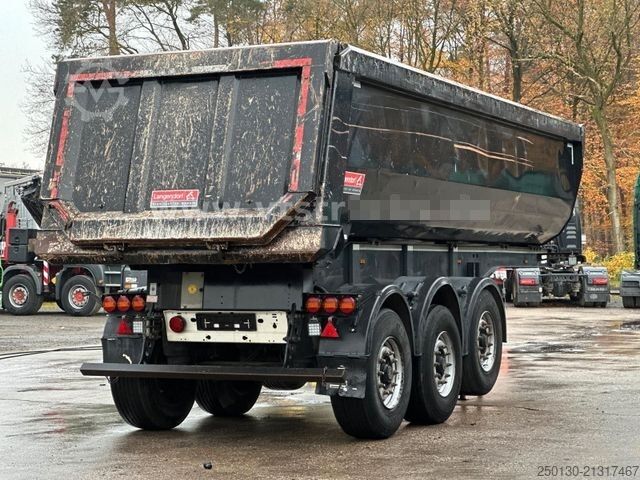 Tipper semitrailer LANGENDORF SKS-HS 24/30 Kippmulde 25m³ / Stahl/ Liftachse/